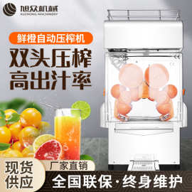 双头压榨全自动榨汁机  橙子柠檬柚子芒果西瓜不锈钢多功能榨汁机