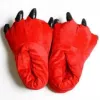 Red comfortable footwear