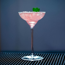 豪斯凡日式家用水晶高脚碟形香槟酒杯玛格丽特鸡尾玻璃杯北欧风