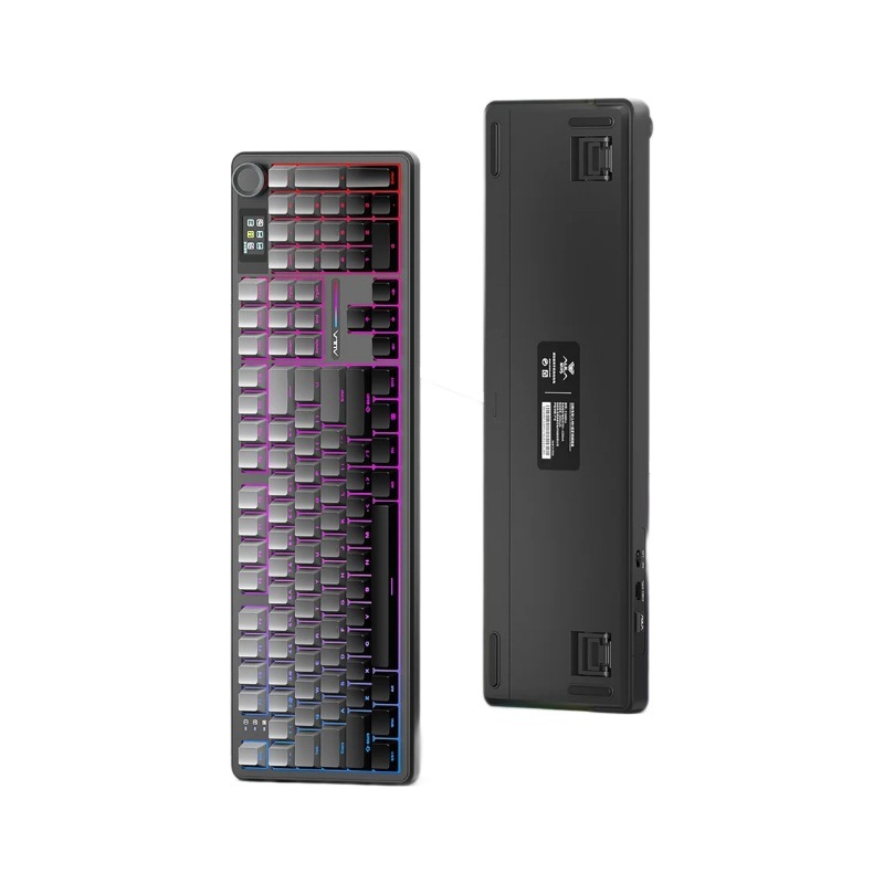 AULA Wolf Spider F108pro カスタムメカニカルキーボード ワイヤレス Bluetooth 3モード ゲーミングキーボードとマウス ホットスワップ対応|undefined