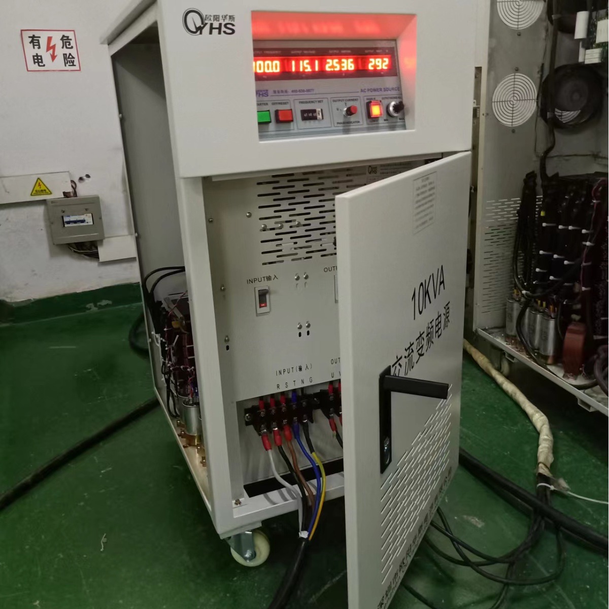 ŷ����˹����10KVA��Ƶ400HZ��Դ�������ݿͻ������220V