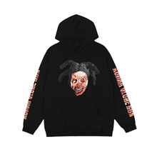 VLONE JERRY X KODAK联名限定僵尸鬼脸人像大V连帽卫衣帽衫秋冬男