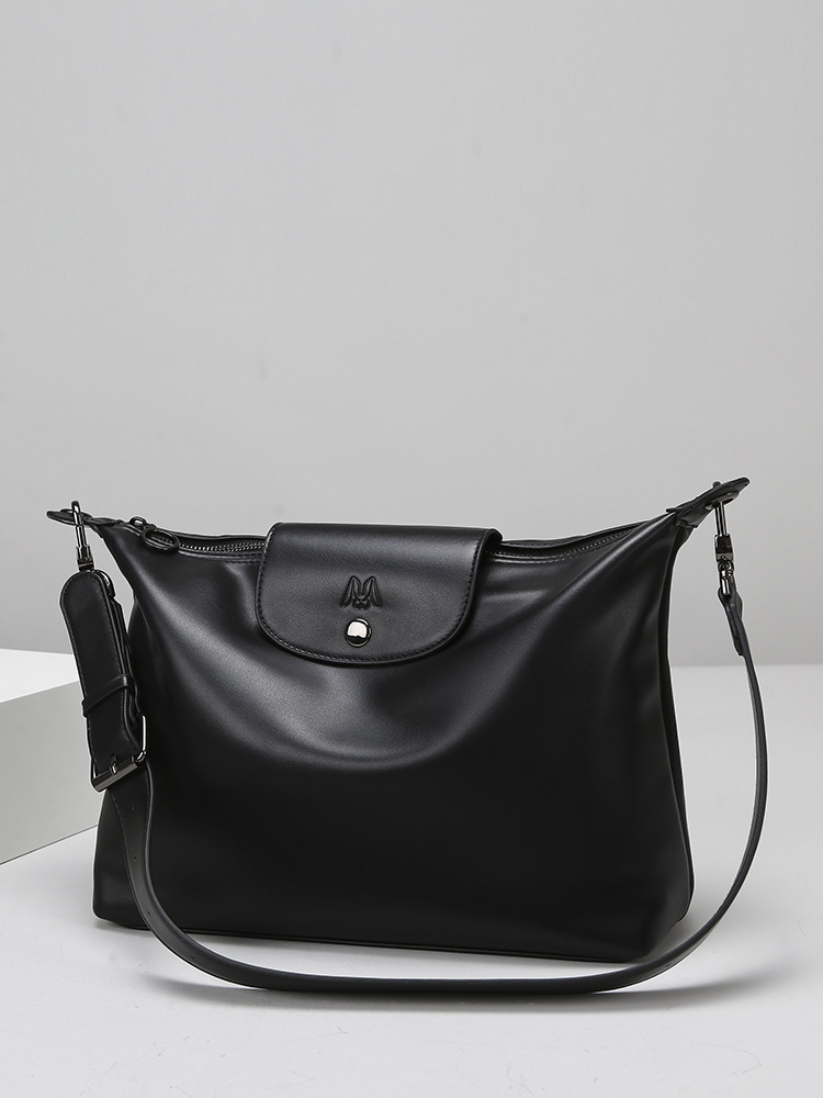 Cross-Border Soft Leather Tote Bag For Women, Fashion Simple Commuter Shoulder Bag, Versatile Large Capacity Crossbody Bag - Thumbnail 6