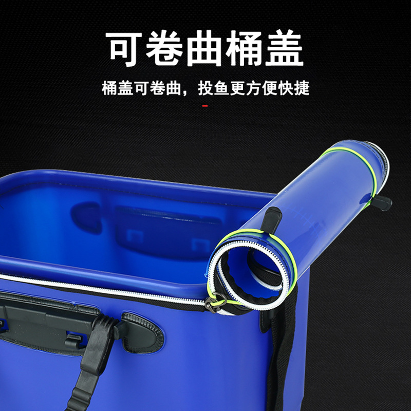 One -in -one EVA live fish bucket folding fish house barrel fishing…