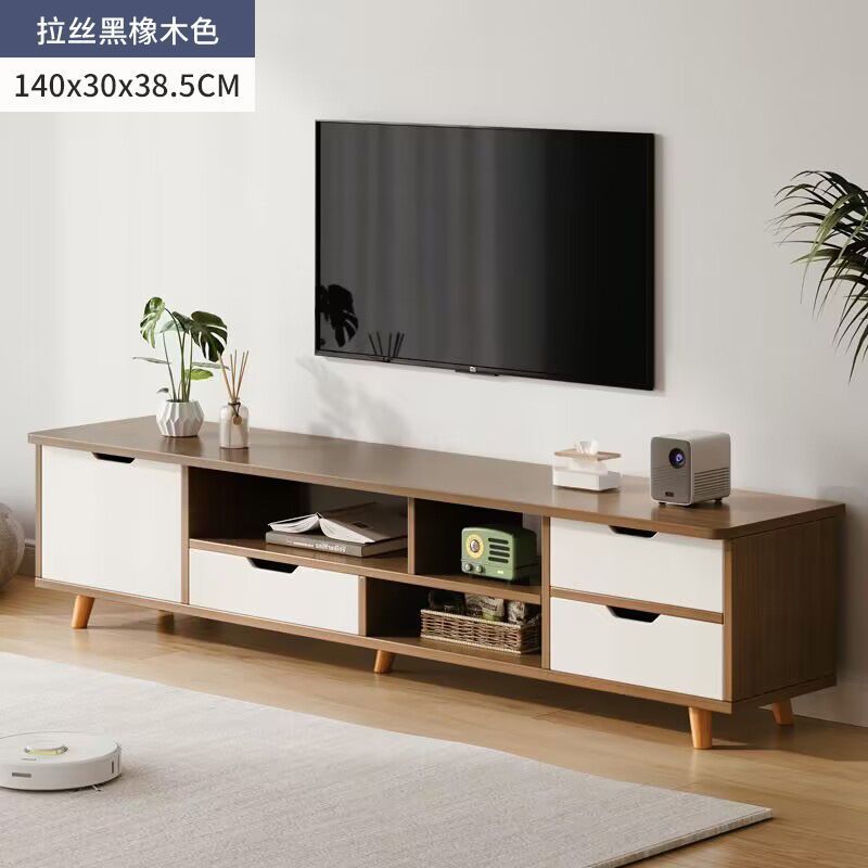 クリームスタイルの吊り下げテレビキャビネットモダンでシンプルな小さなリビングルーム吊り下げ壁掛けテレビ壁コーヒーテーブルの組み合わせ|undefined
