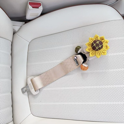 Anti-Belly Restraint, Car Belly Support, Other Automotive Interior Supplies - beige-maternity-anti-strangle-safety-belt-sunflower