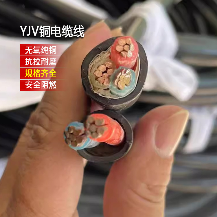 电线电缆YJV2*35平方阻燃电力电缆0.6/1kv 2芯纯铜芯国标电源线