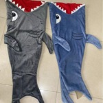 Ins акула одеяла русалки ребенок спальный мешок одеяла русалки хвост двойной фланель оптовая торговля