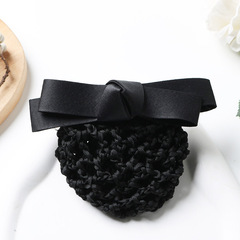 Professional head hair network Korean version encrypted coarse network banking mobile telecommunications flight attendants use hairpins with net pockets