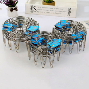 Kitchen Supplies Steaming Plate Steaming Rack Multi-use Stainless Steel Tripod Steaming Rack Rice Steaming Rack 16 Medium Foot Cooking Steamer