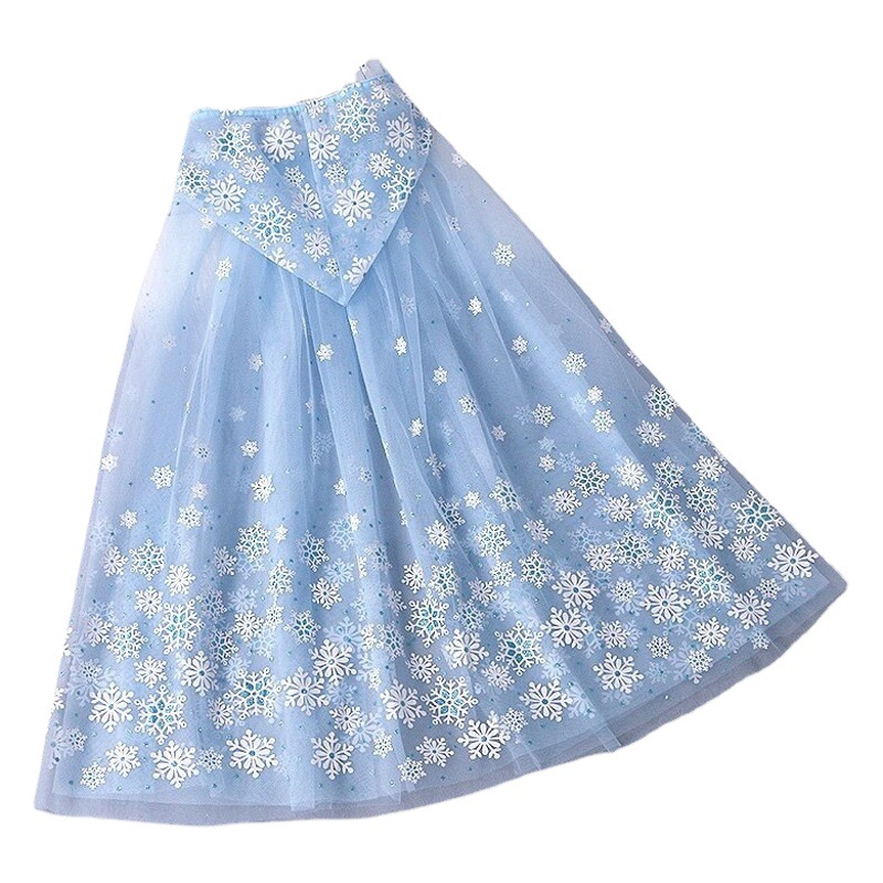 Frozen Aisha Cloak Aisha Children's Shawl Stage Theater Performance Cloak Amazon Cross Border Dress Up