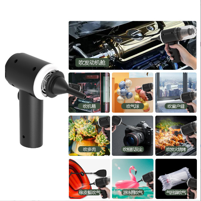 High-Power Car Vacuum Cleaner Wireless Mini Handheld Dust Collector Household Charging Long-Life Convenient Cleaner