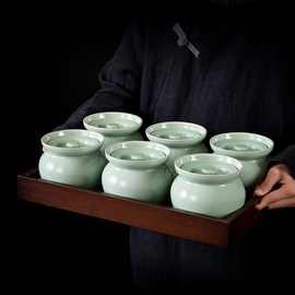 瓦罐煨汤坛子家用煲汤燕窝商用小炖罐老式陶瓷一人份隔水炖盅蒸盅