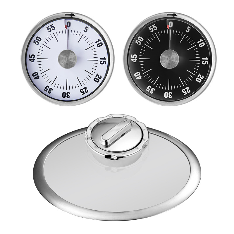 厨房闹钟提醒器计时器磁吸冰箱锅盖顶珠定时器闹表烘焙定时