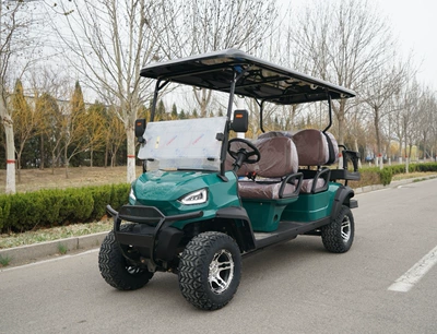 Elektrikli qolf avtomobilləri Export, 4-Seater and 6-Seater - 3-row-6-seater-golf-cart
