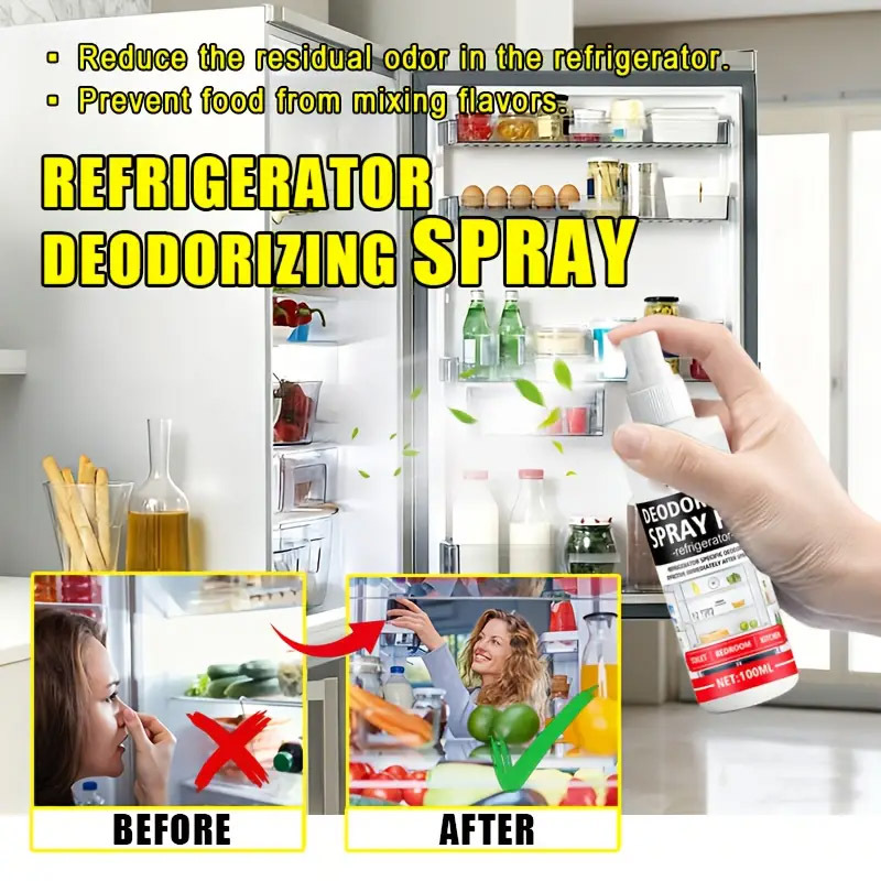 强力冰箱除臭剂持久清新易于使用塑料材质非常适合汽车家庭厨房