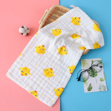 25*50cm六层起皱棉纱布层毛巾儿童小毛巾洗脸巾方巾 宝宝洗澡巾