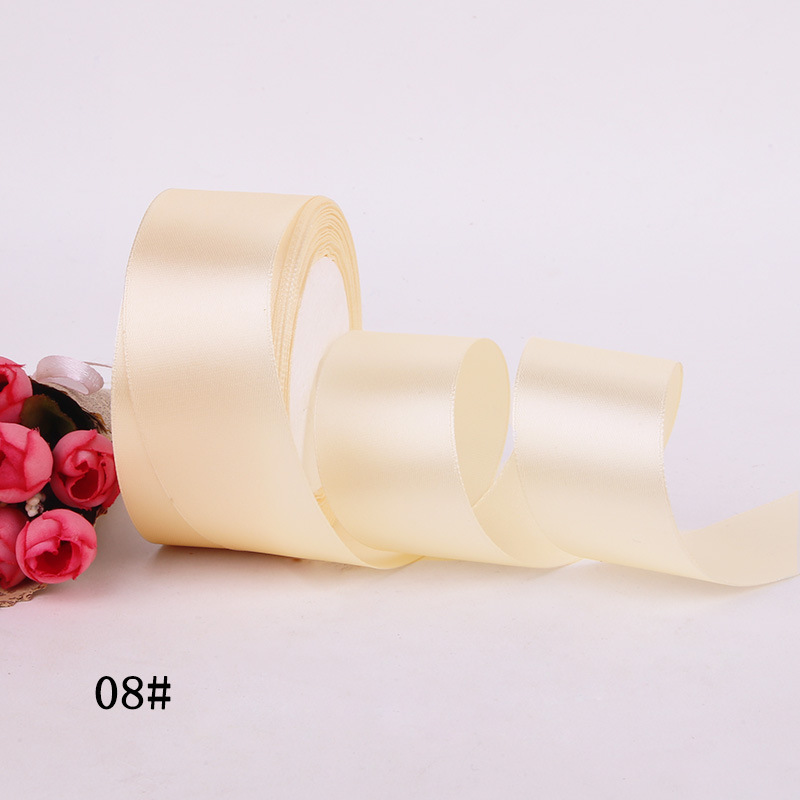 4cm cintas flores ramo de flores rosas correa de decoración mano DIY cuerda trenzada cinta de regalo cinta cinta cinta de seda de color sólido