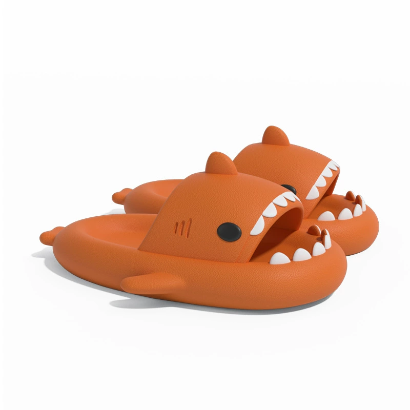 Летние шлепанцы Shark — второе поколение противоскользящей платформы, размеры для детей и взрослых