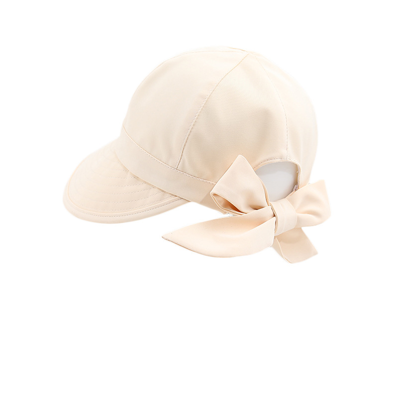 Women's Bowknot Duckbill Cap Sun Hat With Uv Protection_voghion.com