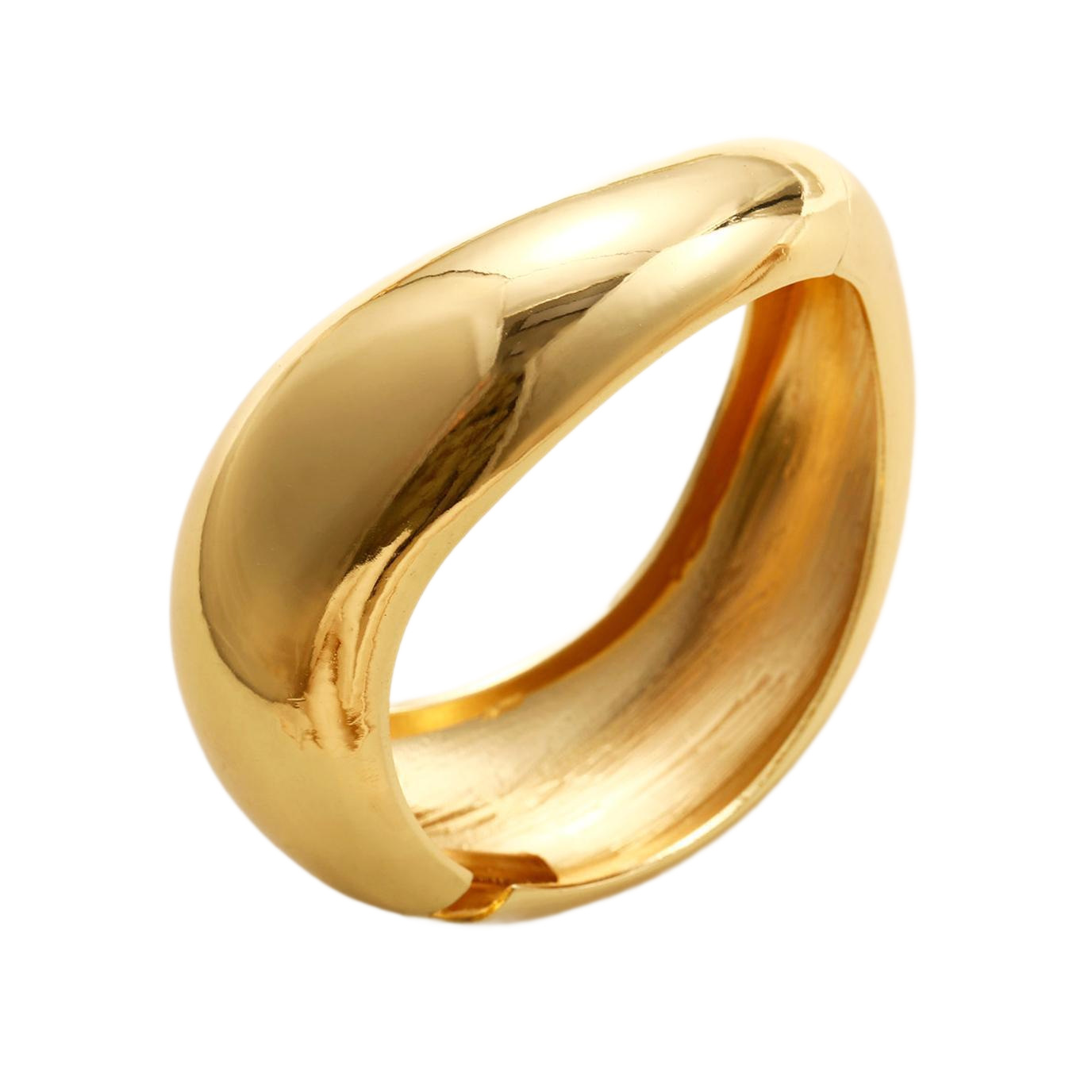 Diseño transfronterizo sensación de pulsera de moda Europa y América personalidad de viento frío retro chapado en oro 18k pulsera de apertura ajustable
