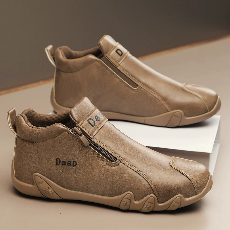 Мужская обувь Весенняя 2024 новая высокая помощь мужская работа по страхованию труда