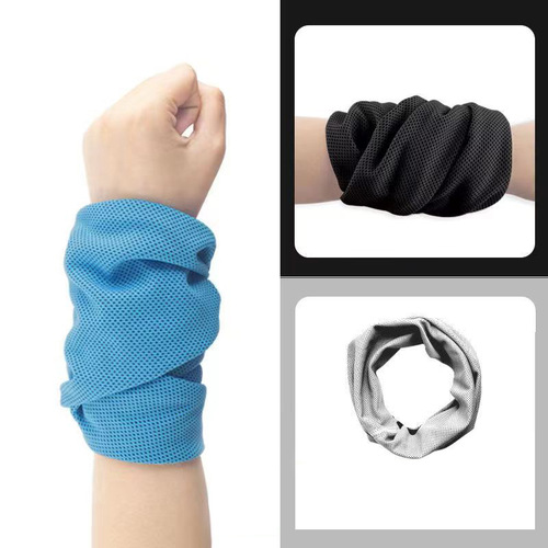 Wrist Sweat Towel Sports Quick-Dry Towel Cold Sensation Sports Wrist Band Wrist Cloth Cooling Absorbent Unisex Ice Towel