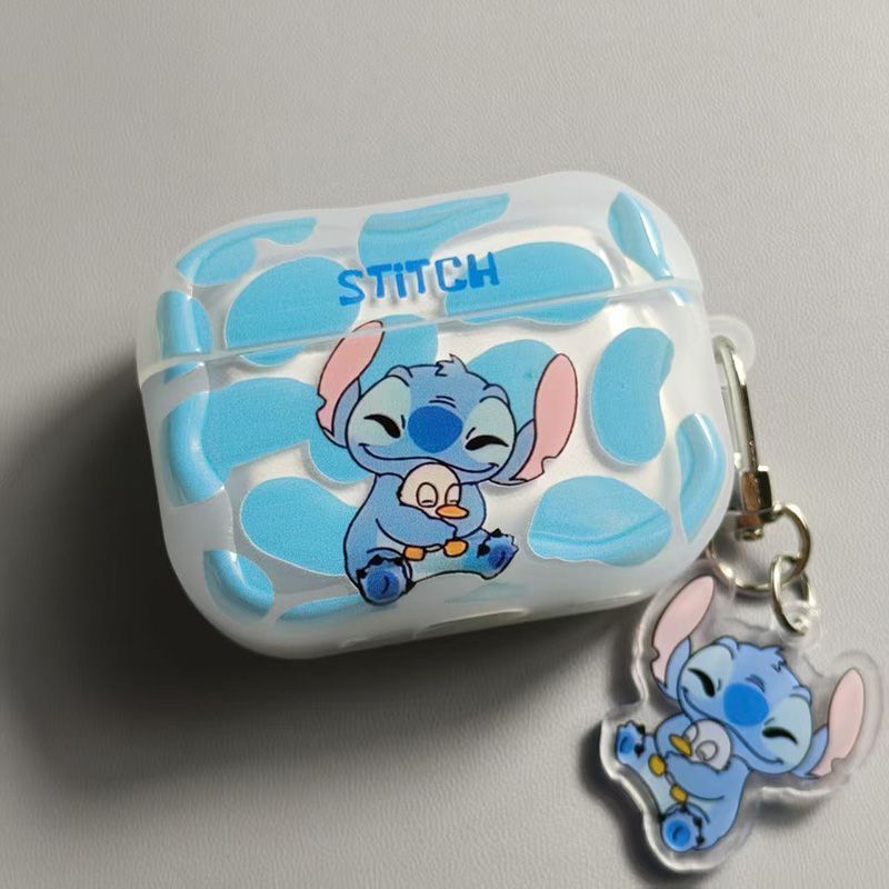 Cute Smile Stitch para AirPods 4 generación de estuche Bluetooth Airpod Pro2 / 3 estuche de auriculares image 6