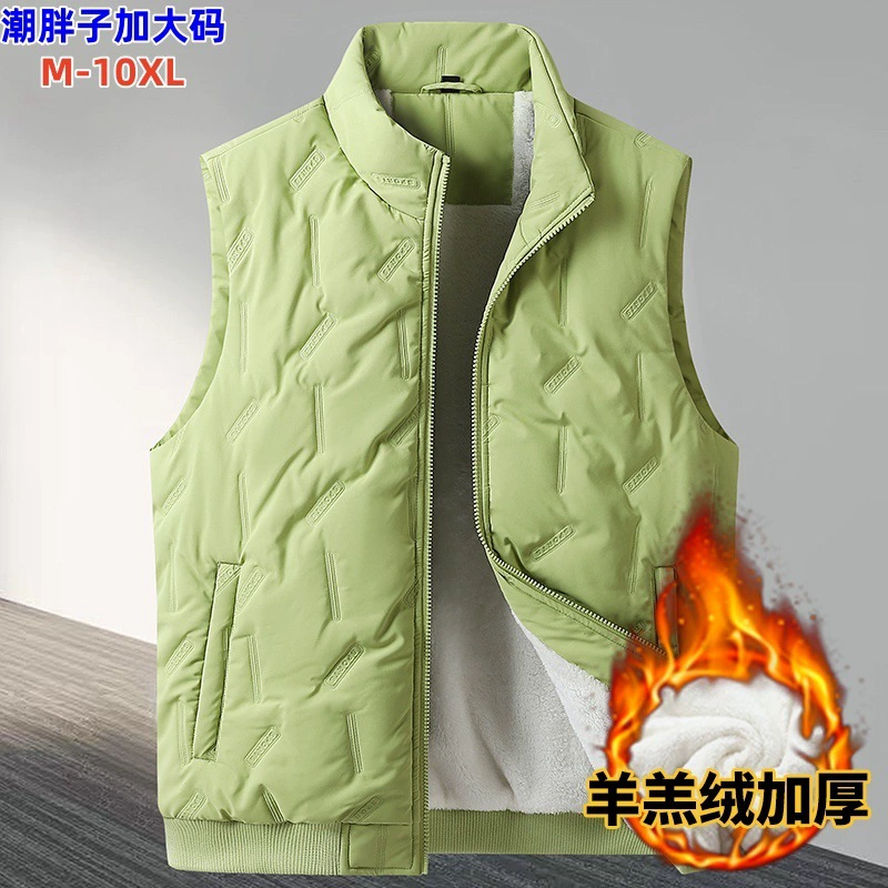 Жирный и кашемировый мужской жилет большой размер зимой