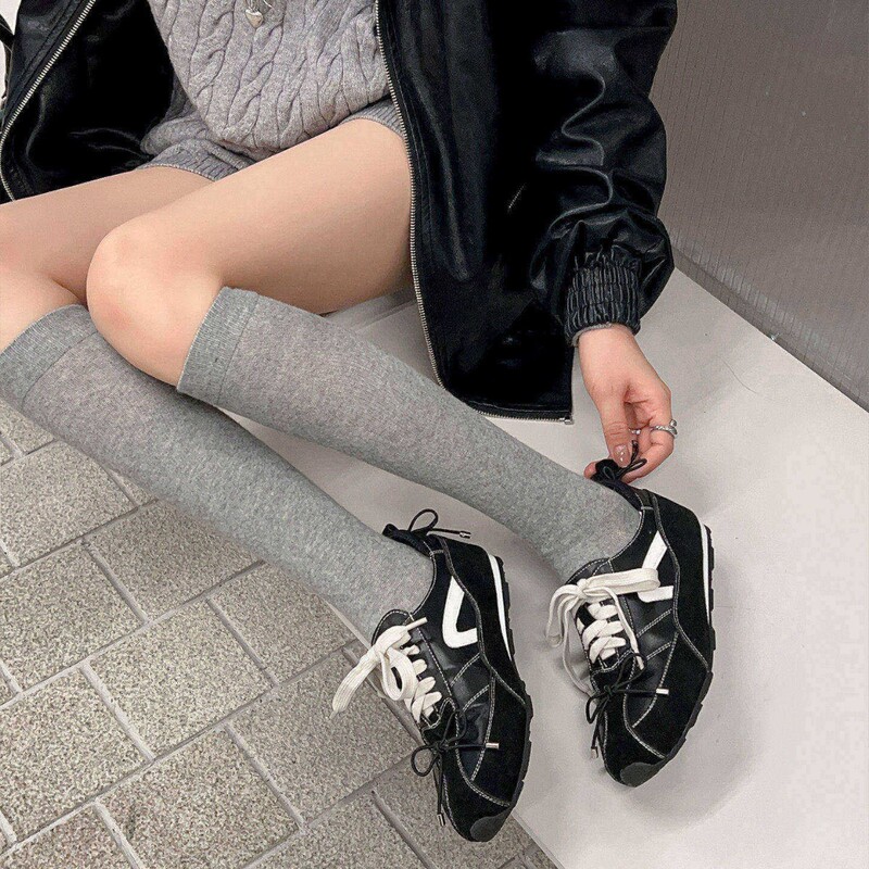 Soft Leather Version~Bowknot German Training Shoes for Women 2026 Autumn Round-Toe Flat-Soled Versatile Forrest Gump Shoes Sports Casual Shoes