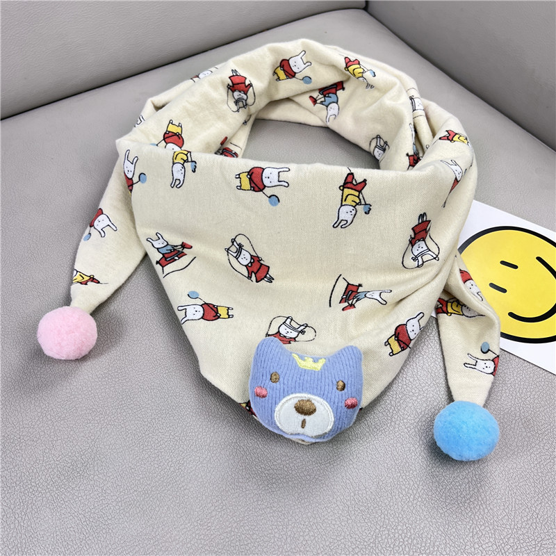 Demi-season children's cotton scarf for men and women