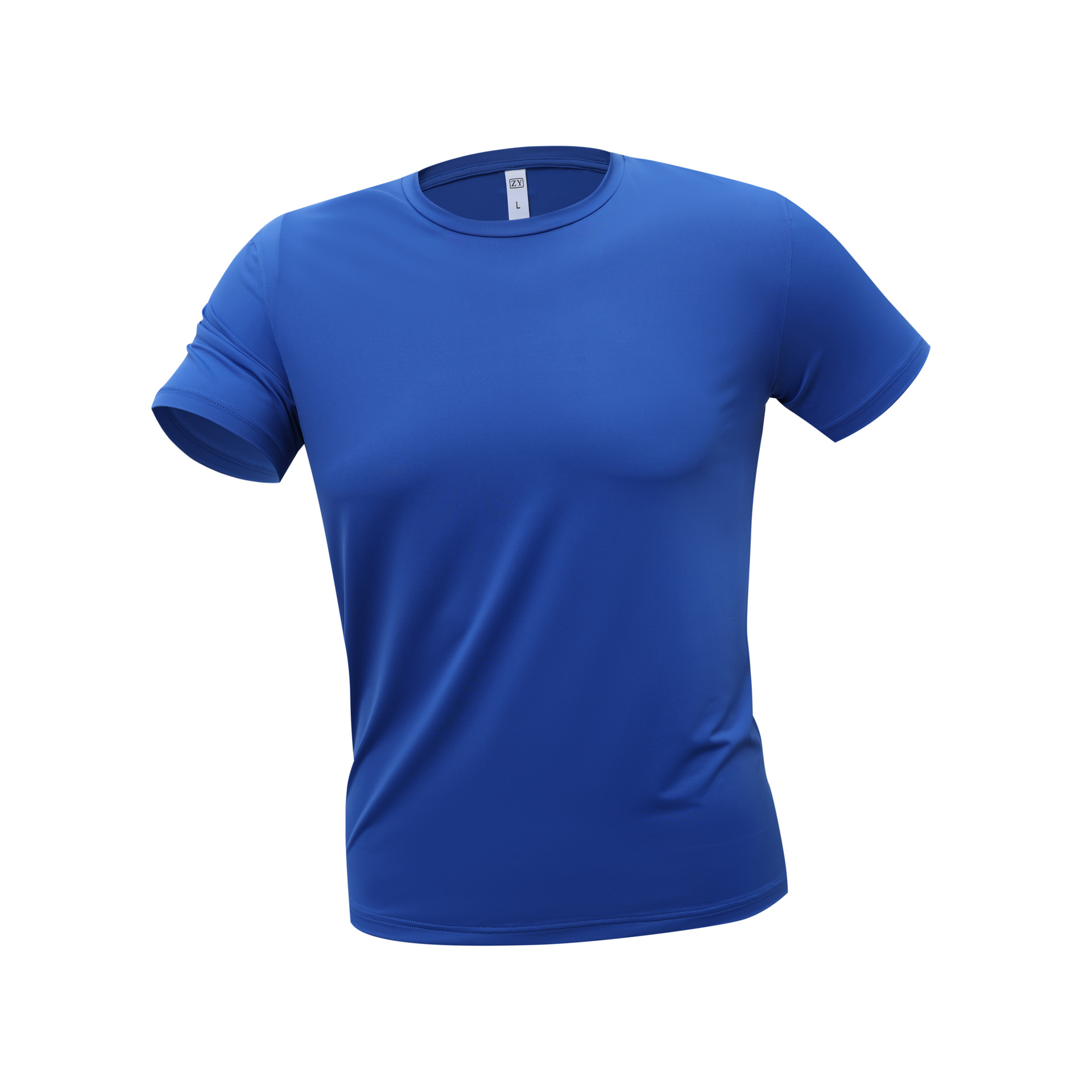 Deportes de alta gama protector solar sudor de manga corta de verano camiseta de seda de hielo ropa de trabajo deportiva de secado rápido camiseta de cuello redondo personalizada