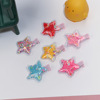 Children's set, hair accessory, fruit glowing hairgrip, hairpins, crab pin