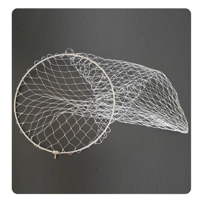 Мост из нержавеющей стали рыболовная плетеная сетка кронштейн прочная сетка для лошадей карман Складная сетка для плетения головы большая сетка мост плот плетеная сетка сплошное кольцо