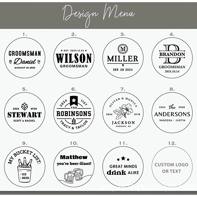 레터링 템플릿 선택