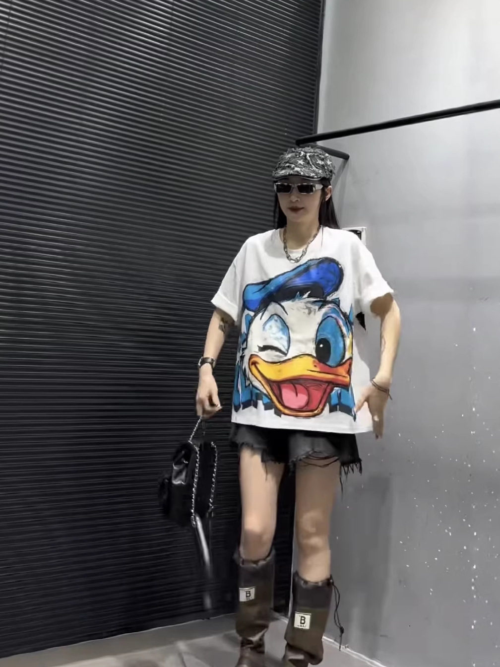 Summer design cartoon fashionable cotton T-shirt