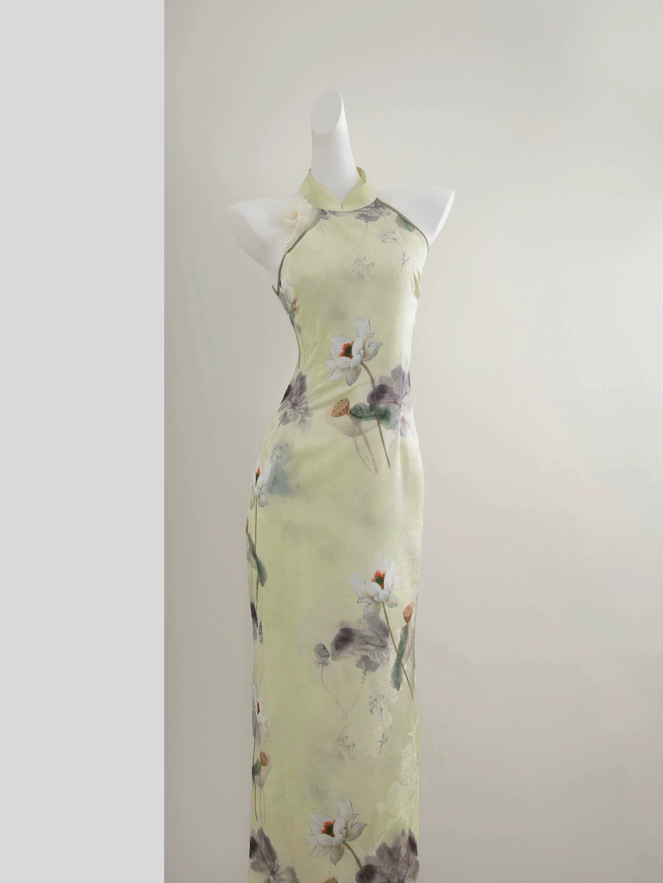 Poster, cheongsam sleevless, Chinese style