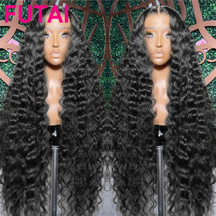 Human Hair Deep Wave Wig Amazon Human Hair Lace Frontal Wig Factory