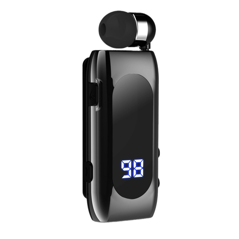 K55クリップ式伸縮ケーブルbluetoothイヤホンハンズフリーデジタル表示ケーブルビジネスノイズ除去通話信号が長い|undefined