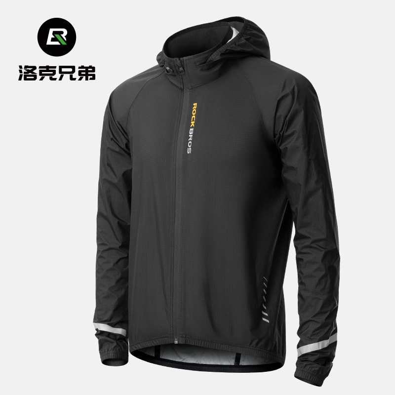 Rock brothers road mountain bike raincoat bicycle outdoor riding raincoat men and women adult windproof waterproof equipment