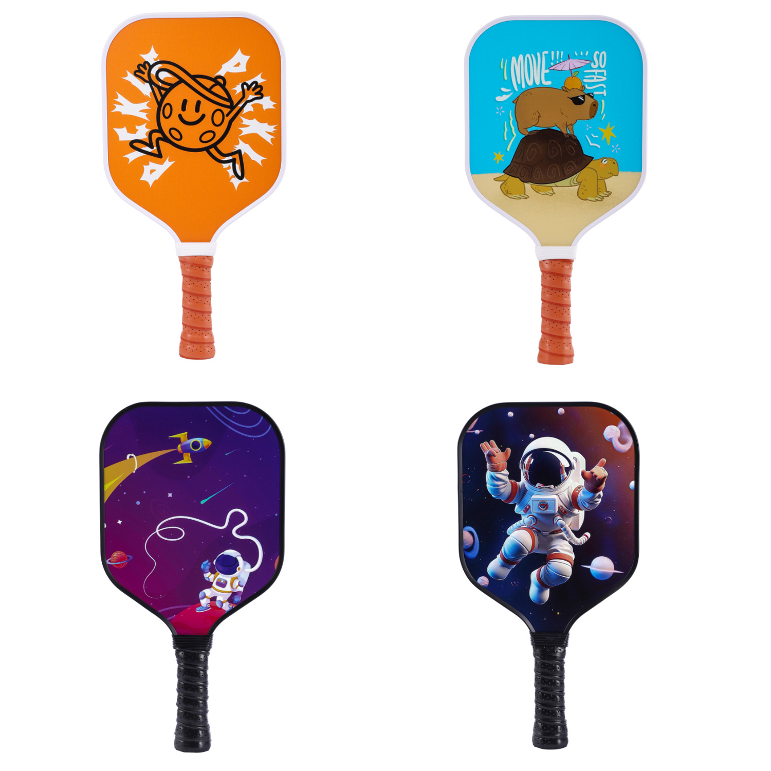 Cross-border Hot Selling Children Peak Racket Fiberglass Board pickleball School Toy Gift Promotion