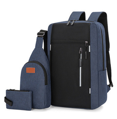 Mochila comercial transfronteriza de ocio de computadora, mochila multicapa ligera impermeable, logotipo personalizado, mochila de estudiantes de viaje