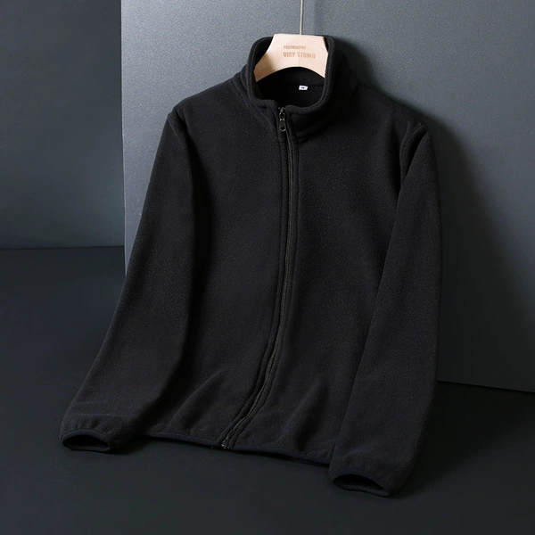 Black-men's fleece jacket