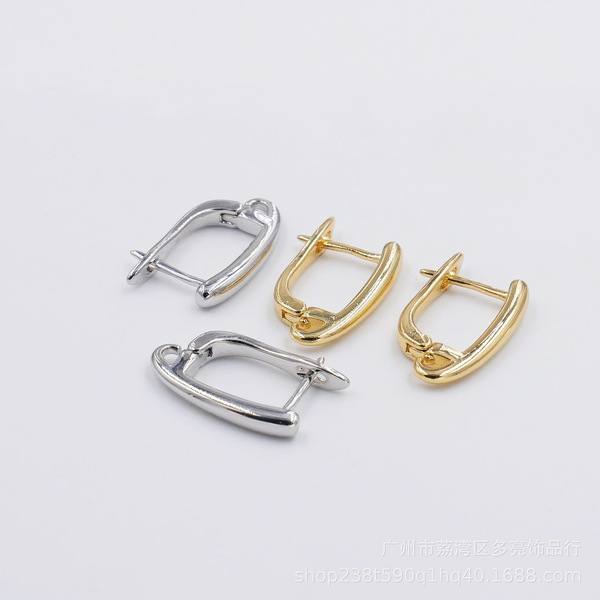 copper golden earrings