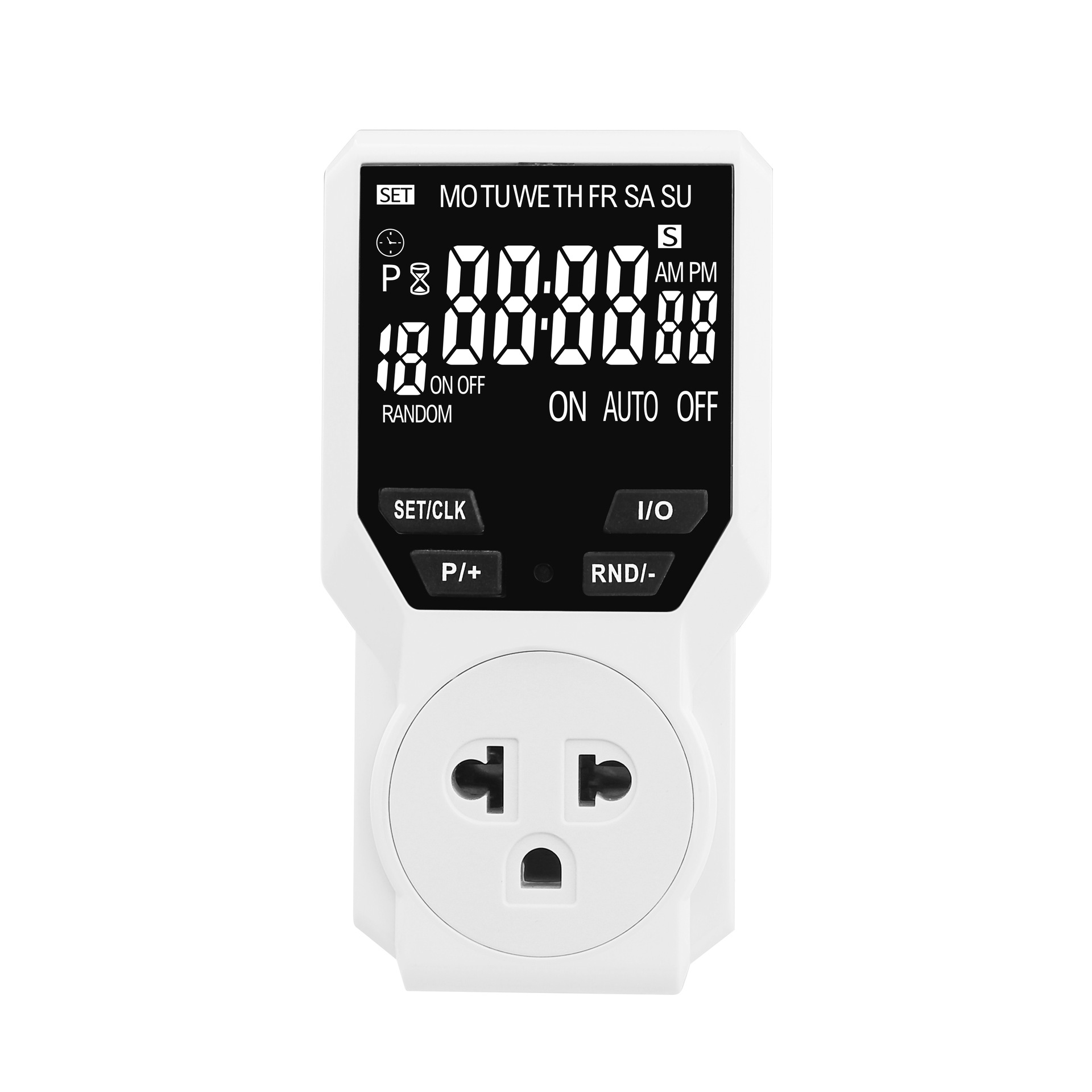 厂家供应 泰规VA大屏定时开关智能插座 定时器插座 家用定时插座