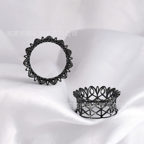 Stainless steel round hollow ear expansion human piercing piercing ear amplifier cross-border hot in Europe and the United States