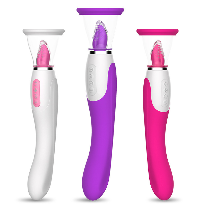 Stubborn Stone Vibrator Women's Masturbator Vibrating AV Ball Bar Automatic Heating Suck Tongue Licker Pluggable Utensil