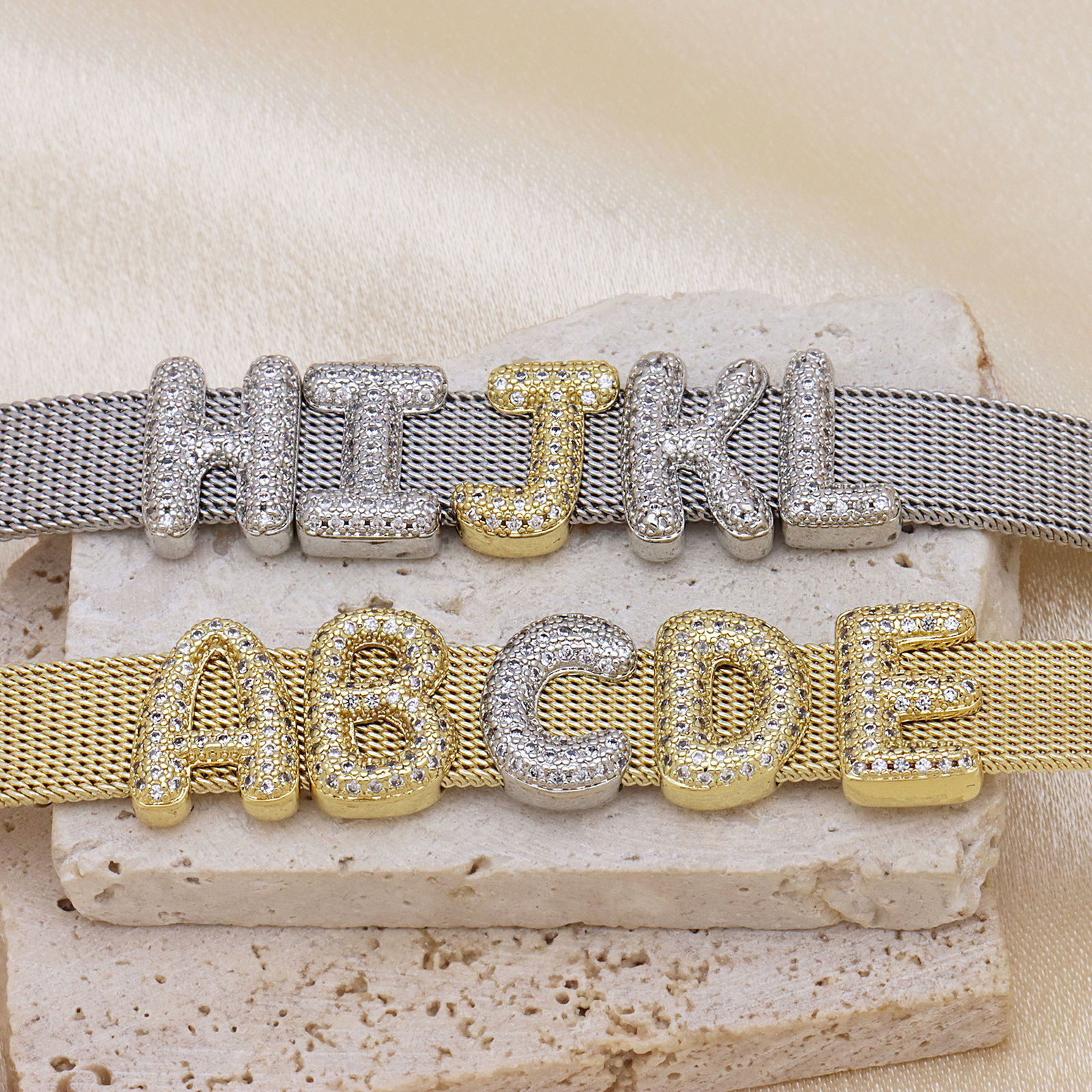21g Weight Beads, Chain Jewelry Making Type 11 * 14mm Jewelry Making Size Zircon Inlay Material DIY Jewelry Accessories Classification 1 Piece Quantity Copper Material Letter Pattern Inlay Design IG Style Style 1 Piece 11 * 14mm Copper Zircon Letter DIY Jewelry Accessories Beads Chain 1