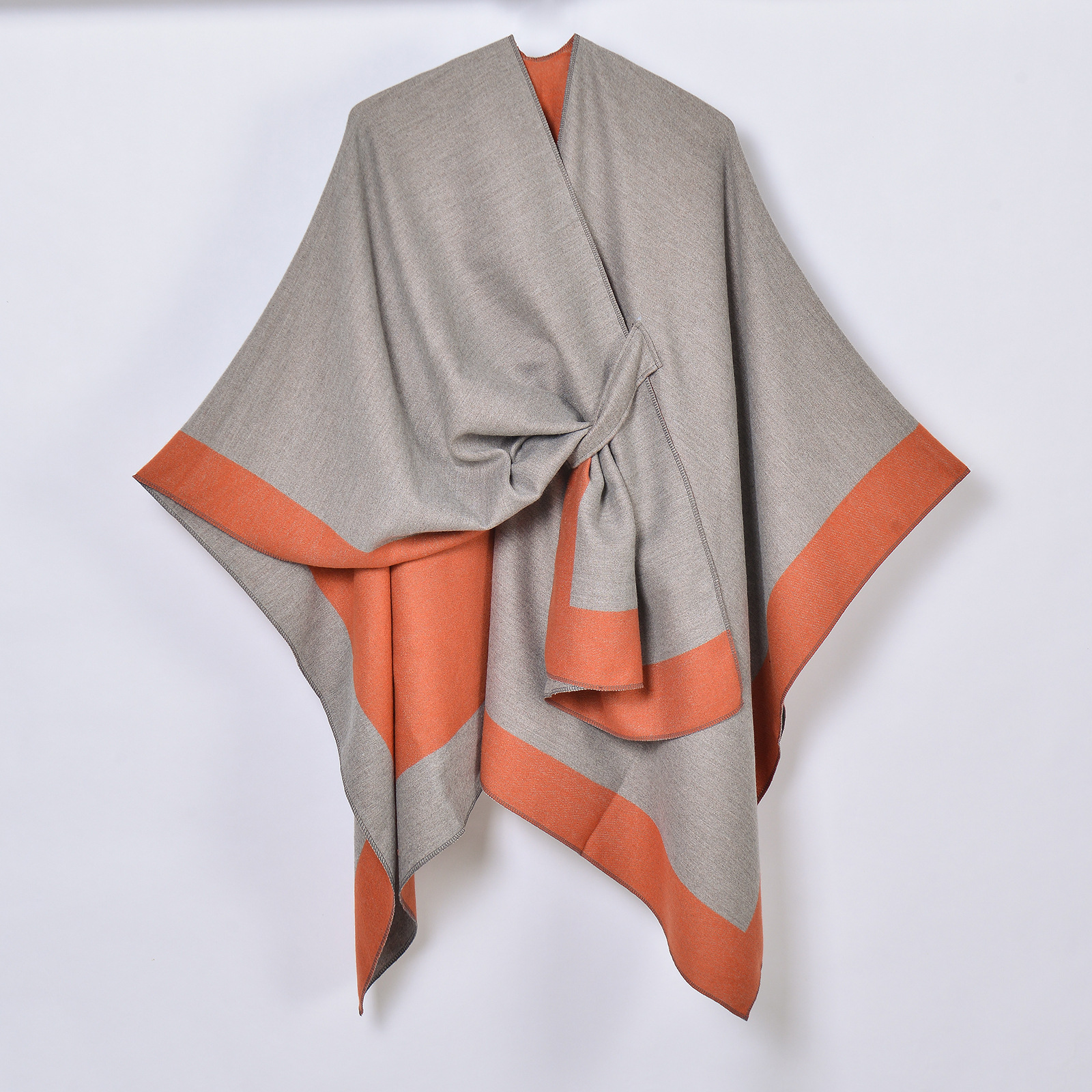 Barra oblicua de doble cara naranja gris