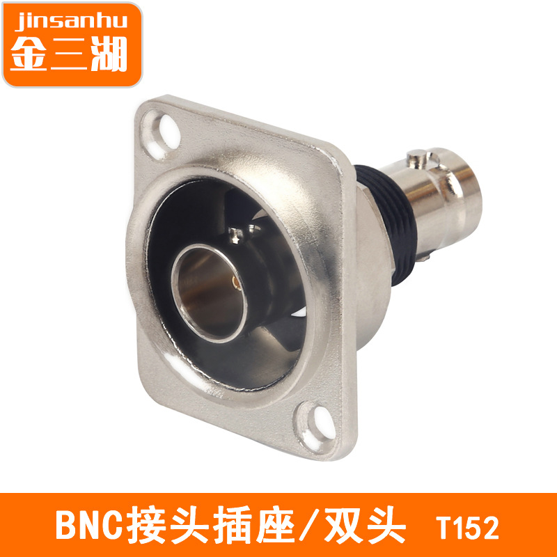 BNC connector video monitoring socket SDI welding Q9 female bnc coaxial cable connector flange T152